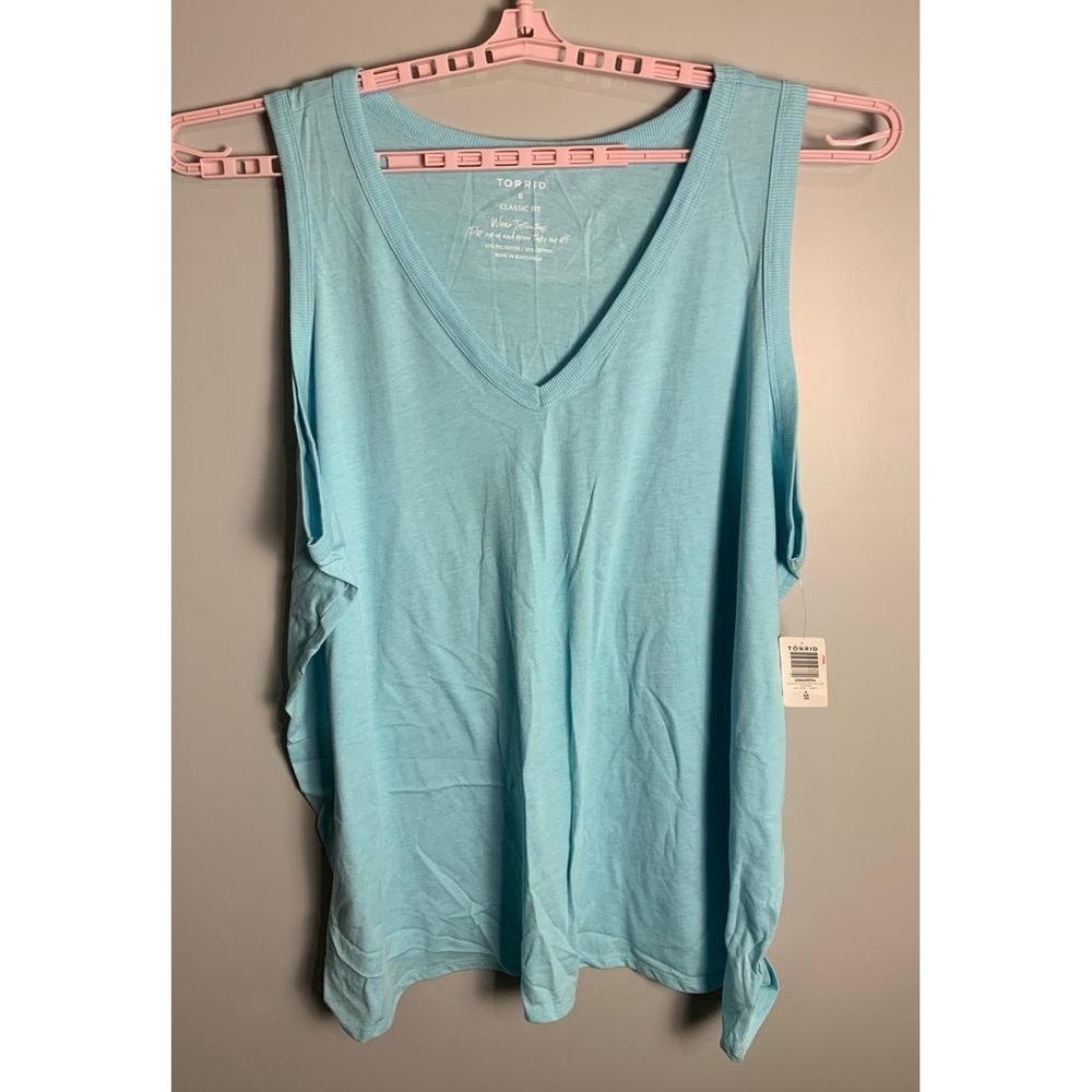 NWT Torrid Girlfriend Signature Jersey V-Neck Tank 6X - Picture 3 of 8